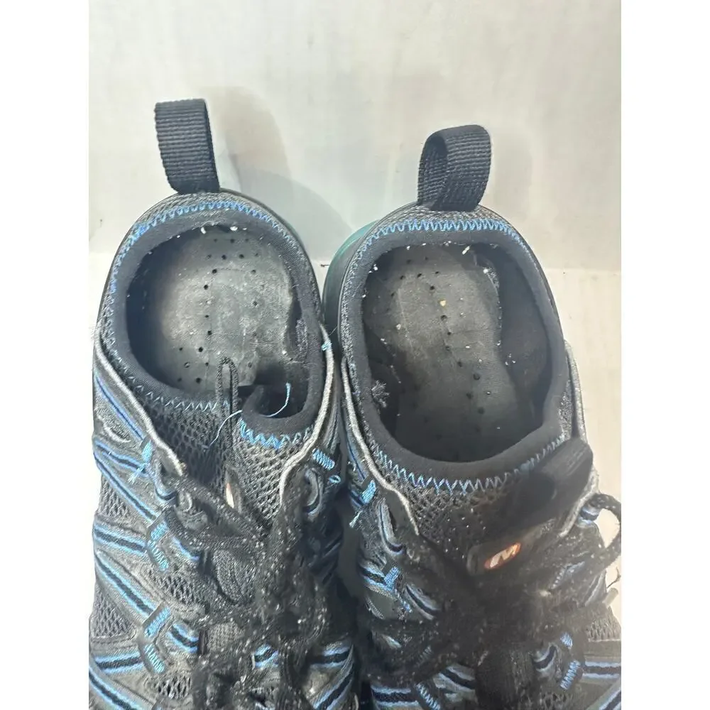 Merrell Size 8 Mens Choprock Hiking Shoes Sneakers Black Blue Outdoor